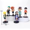 6 stuks/set Anime One Piece Actiefiguur PVC Luffy Nieuw Actie Verzamelfiguur Model Decoraties Pop Kinderen Speelgoed Voor Kerstcadeau