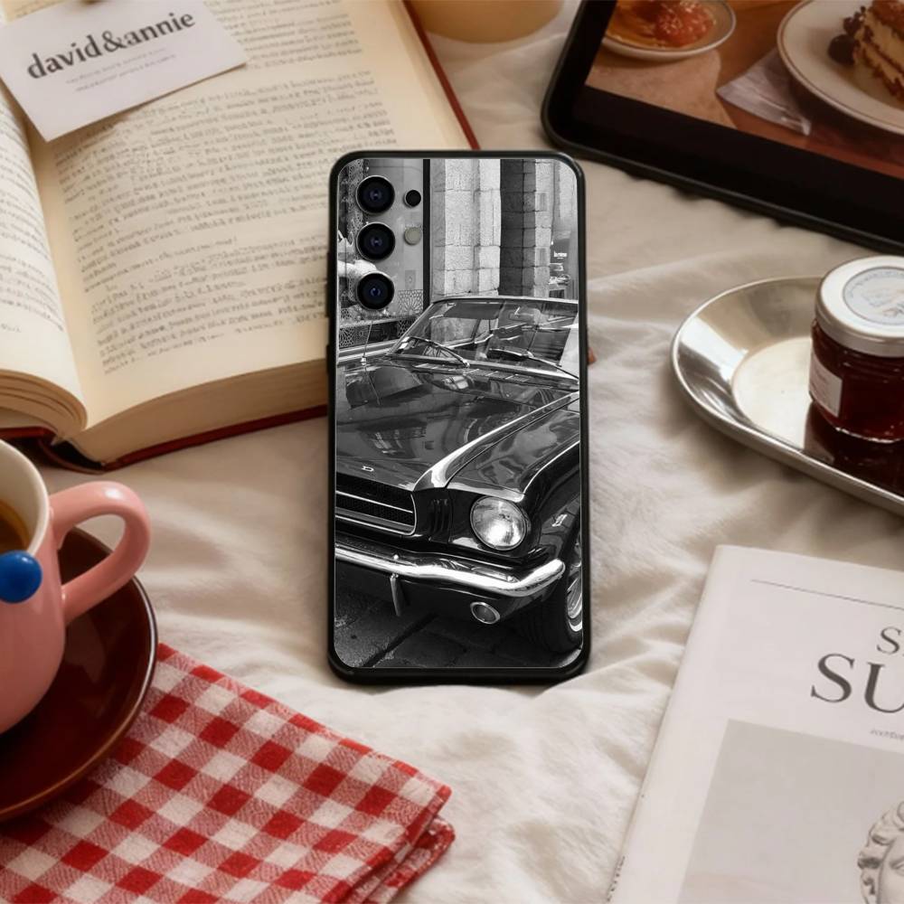 Cool Classic R-Racing M-Mustang Phone Case For Samsung S 25,24,23,22,30,21,10,9,Ultra,Plus,Lite,FE,4,5 G Soft Black Case