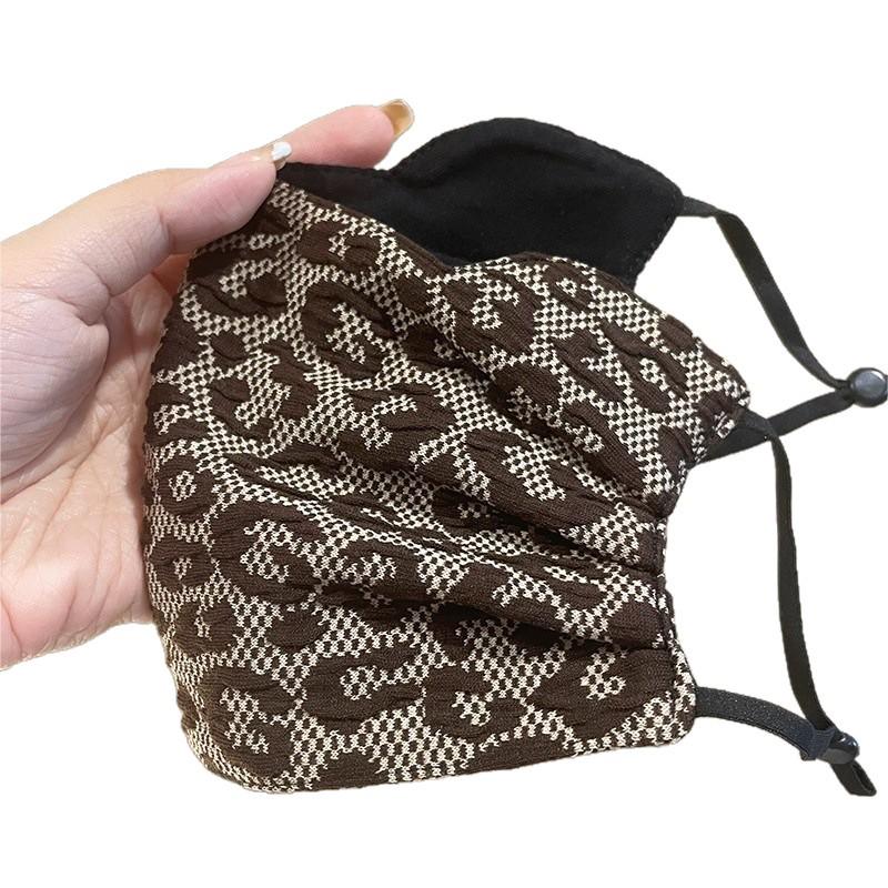 Winter Leopard Print Washable Women's Warm Windproof Mask - Newcomer Discount