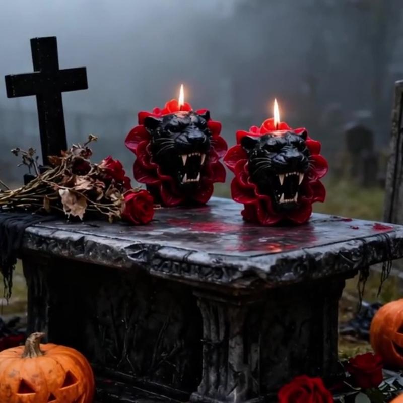 Silikon Kerzenform, Leopard Epoxidharz Gießform für Aromatherapie Kerzen Seifenherstellung Heimkunst Handwerk Dekore