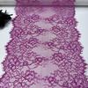 3m X 23cm French Eyelash Lace, Non-stretch Purple Chantilly Lace Trim for Bra, Underwear, Lingerie, Dress, Garment, Sewing & Crafting