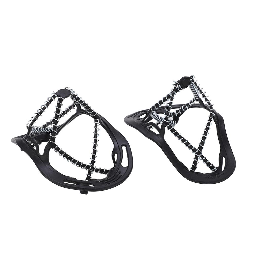 2 Piezas Agarre para Hielo y Nieve de Primavera para Exteriores Tacos de Tracción para Caminar Tacos de Tracción Antideslizantes para Hielo Crampones para