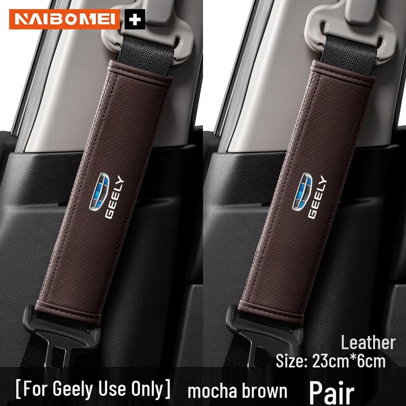 Geely Car Seat Belt Shoulder Protector for Xingyue, Binyue, Emgrand, Borui, Geometry ICON
