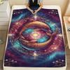 1Pc StarAnimals Print Flannel Blanket, High quality Comfortable for All Seasons, Home Decor, Warmth and Comfort, Perfect for Christmas Gifts