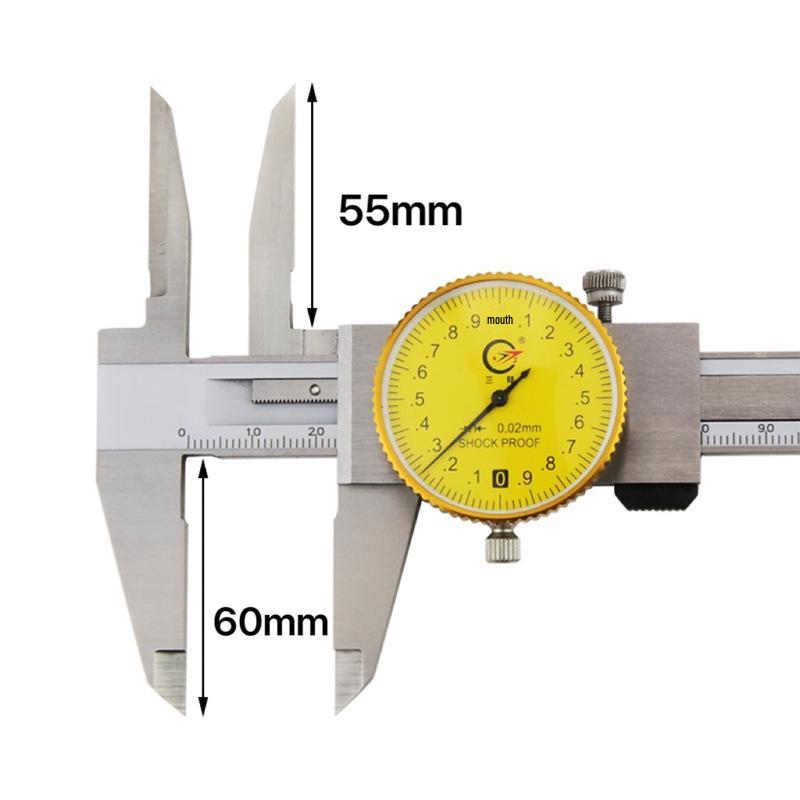 Extended Jaw Digital Vernier Caliper 0-150mm for Deep Hole Inner Diameter Measurement