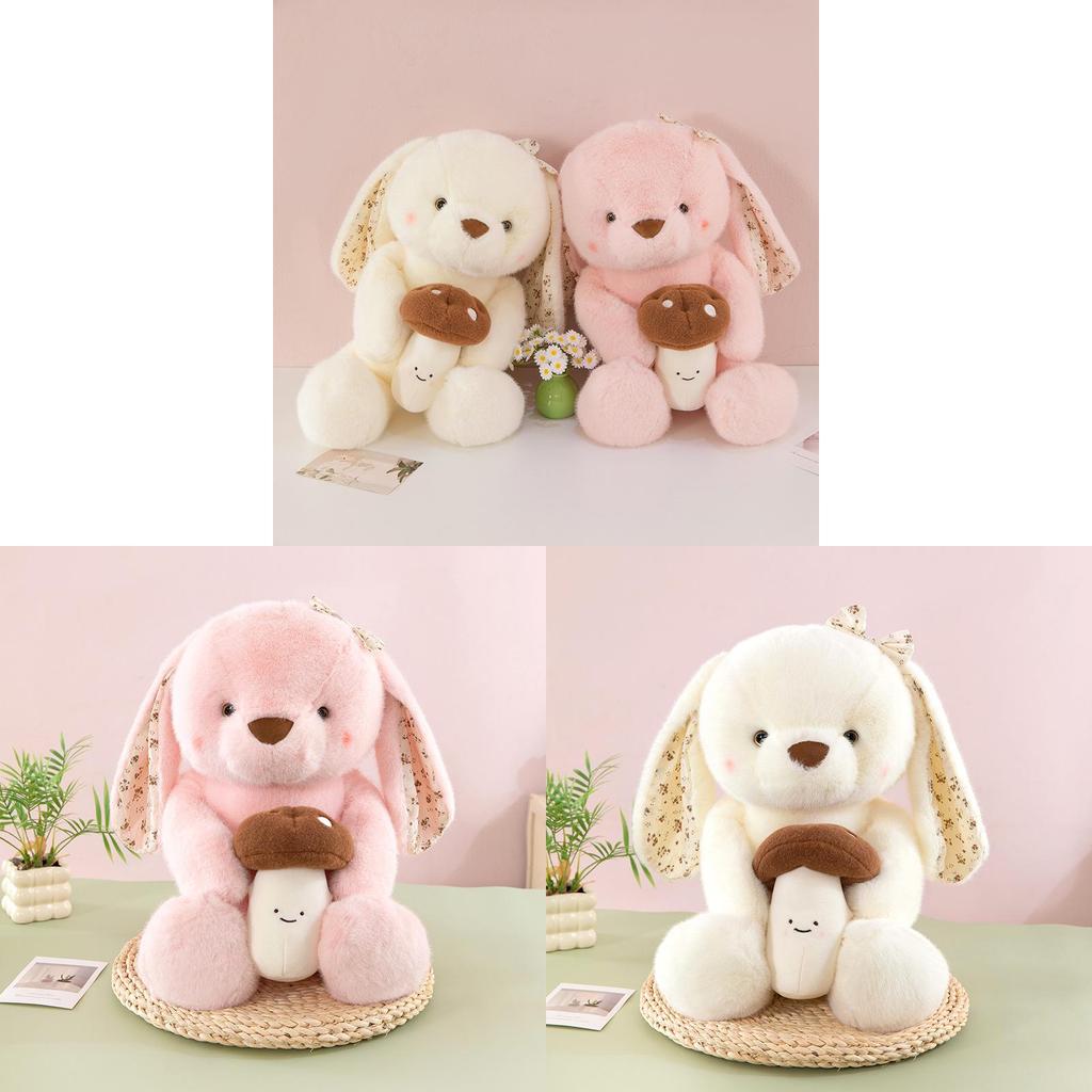 Plush Bunny Toy With Pp Cotton Filling For Kids Comfort And Sleep Use