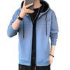 New coat men's ins spring and autumn easy-to-wear sports and leisure trendy brand hooded loose zipper cardigan sweatshirt