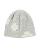 COVERNAT WOMAN Clover Heart Angora Pattern Beanie Gray