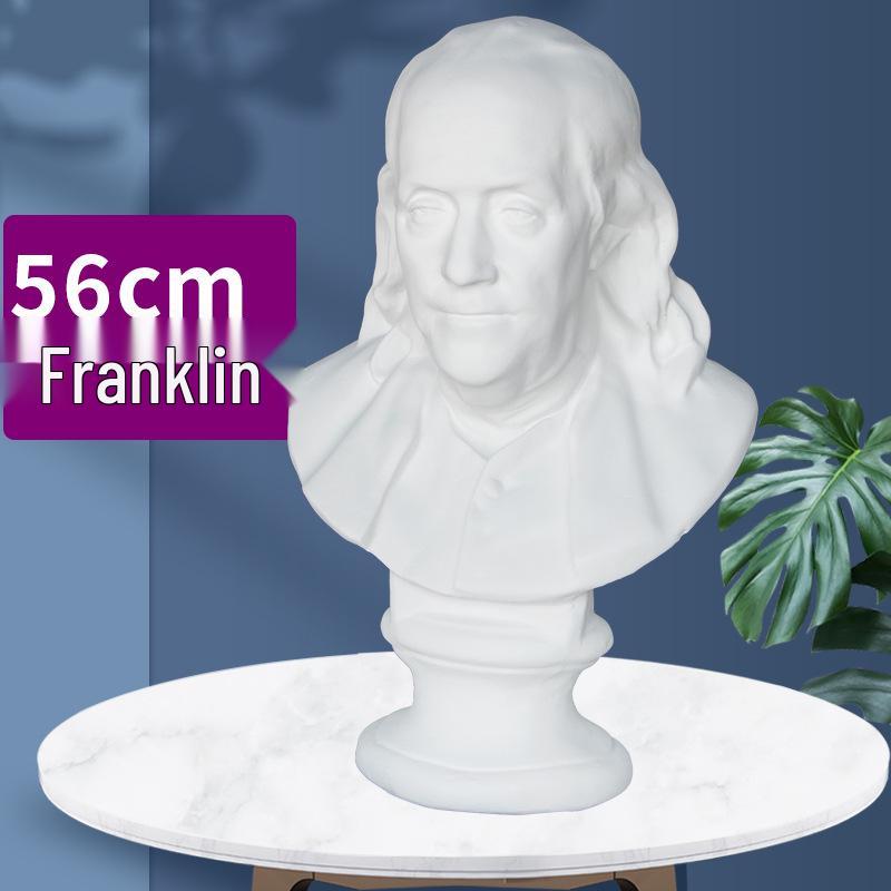 Plaster Cast Geometric Sculpture Set for Art and Photography