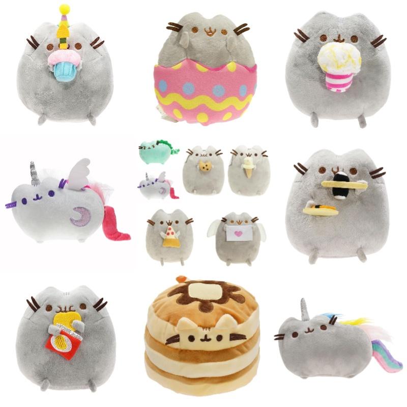 Doughnut Cat Pusheen Cookie Ice Cream Sushi Chips Plush Animals Toys Kids Gifts
