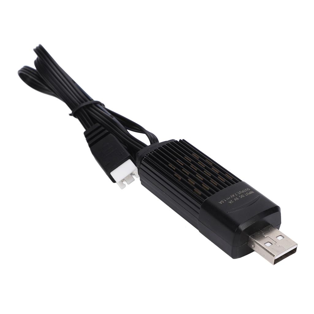 RC Car Battery Charger 7.4V USB with 49cm Cable Li Ion Battery Charger for MJX RC Car