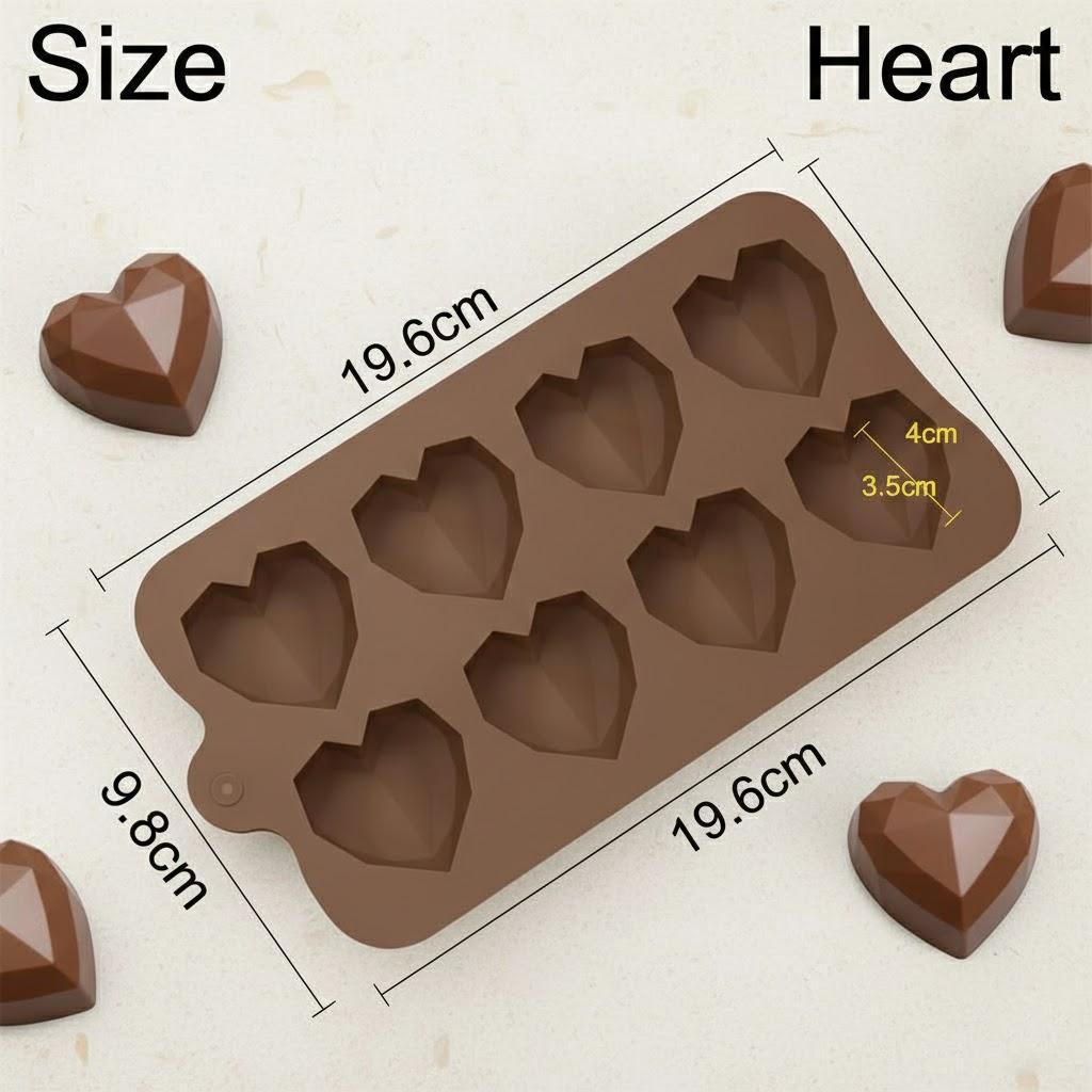 

Silicone Chocolate Mold DIY Candy Bar Baking Tools Kitchen Accessories Cake Decoration Molds for Home Bakery Supplies