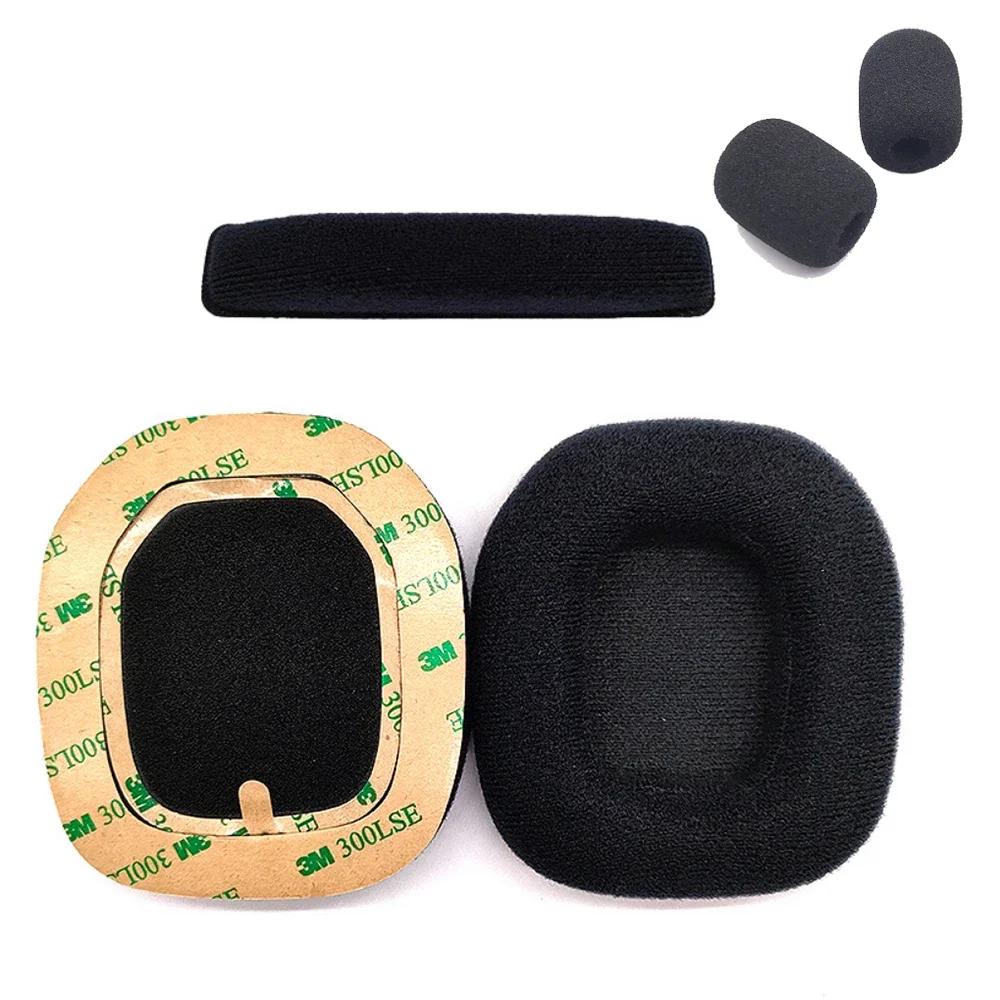 Replacement Protein Leather Ear Pads Cushion Cover Earpads for Logitech Astro A10 A30 A40 A50 Gen3 Gen4 Headset