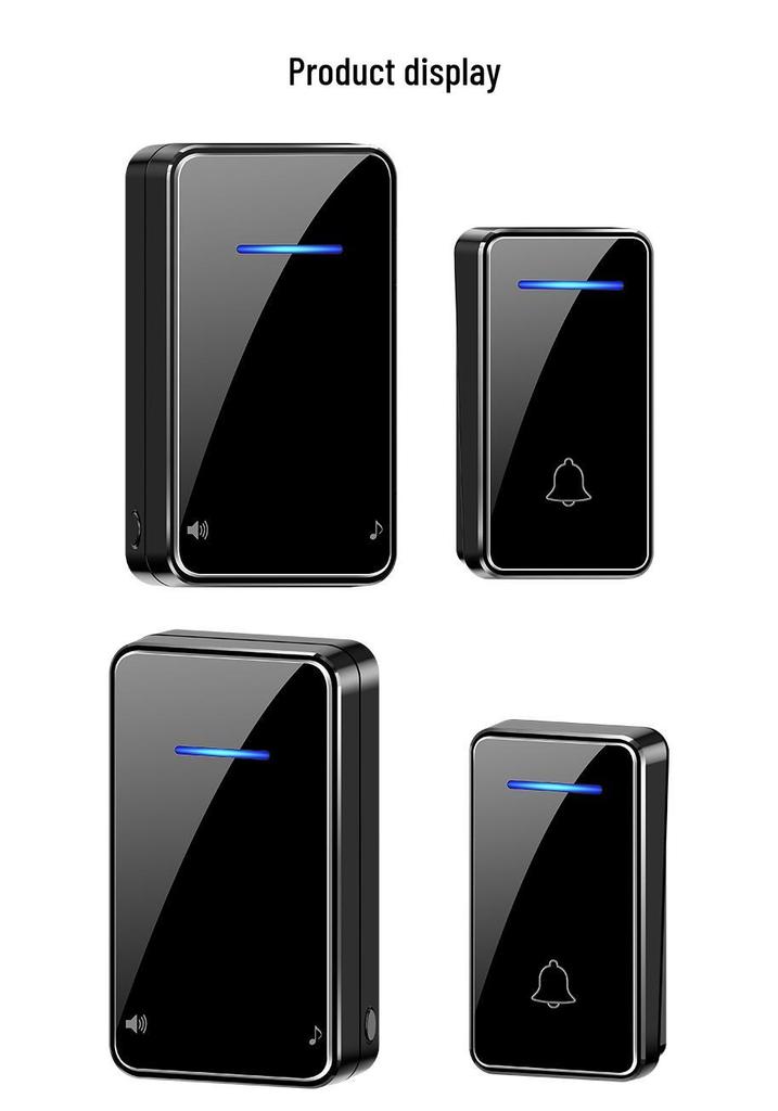 Battery-Free Smart Wireless Doorbell with Music Reminder and Elderly Call Button