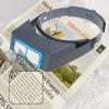 Magnifying Glasses, Heads Magnifier Glasses with 4 LED Lights,1.5X 2X 2.5X 3.5X Magnifier for Reading
