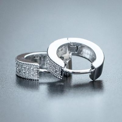 Dainty Circle For Men Hoop Earrings Women Small Earrings With Cubic Zirconia Modish Stylish Couple Love Ear JewelryFashion Jewelry
