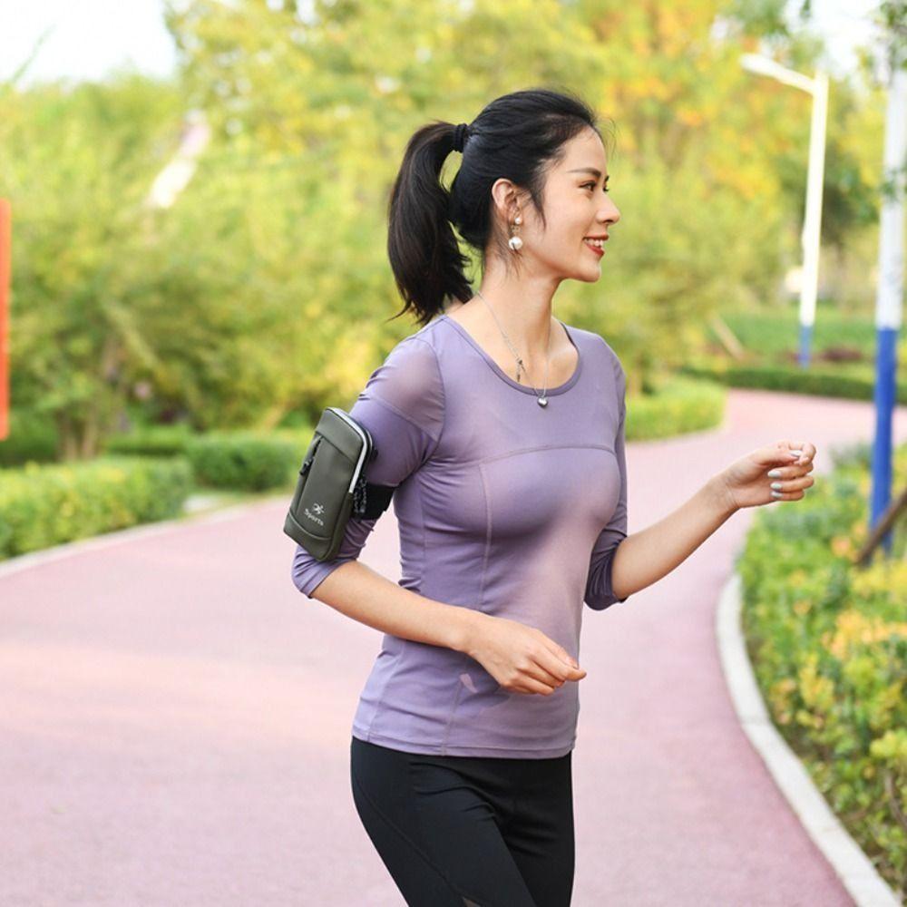 PU Leather Outdoor Running Phone Holder Jogging Bags for Phone  Outdoor Activities