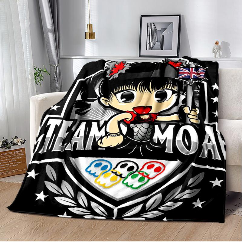 Pop Metal Band Throws Blanket for Kids Couch Sofa Travel Home Picnic Hiking Bed Beding Super Soft Flannel Blanket birthday gift