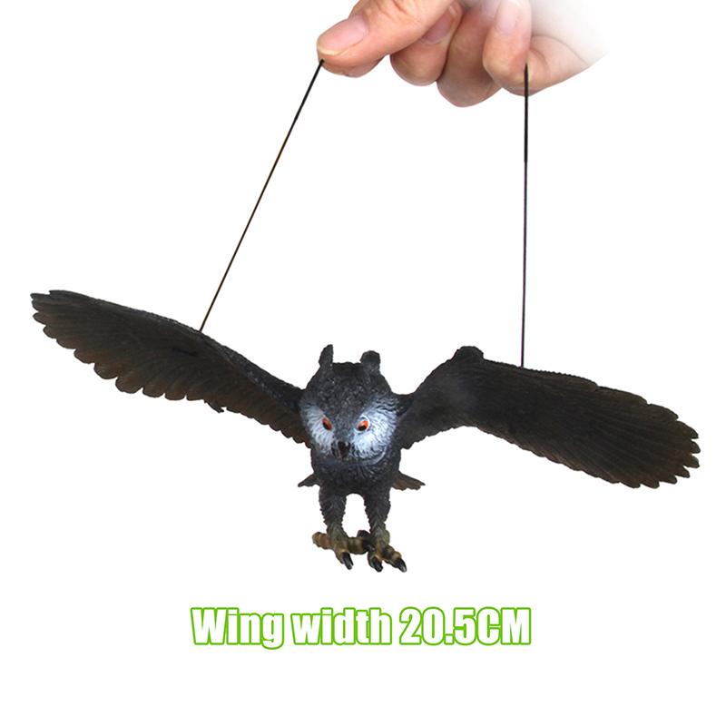 1 stk Utendørs Ørnfigur Henges opp Fugleskremsel Plast Ørnpynt Livaktig Flygende Fugl Hauk Lokkefugl Hage Fugleskremsel