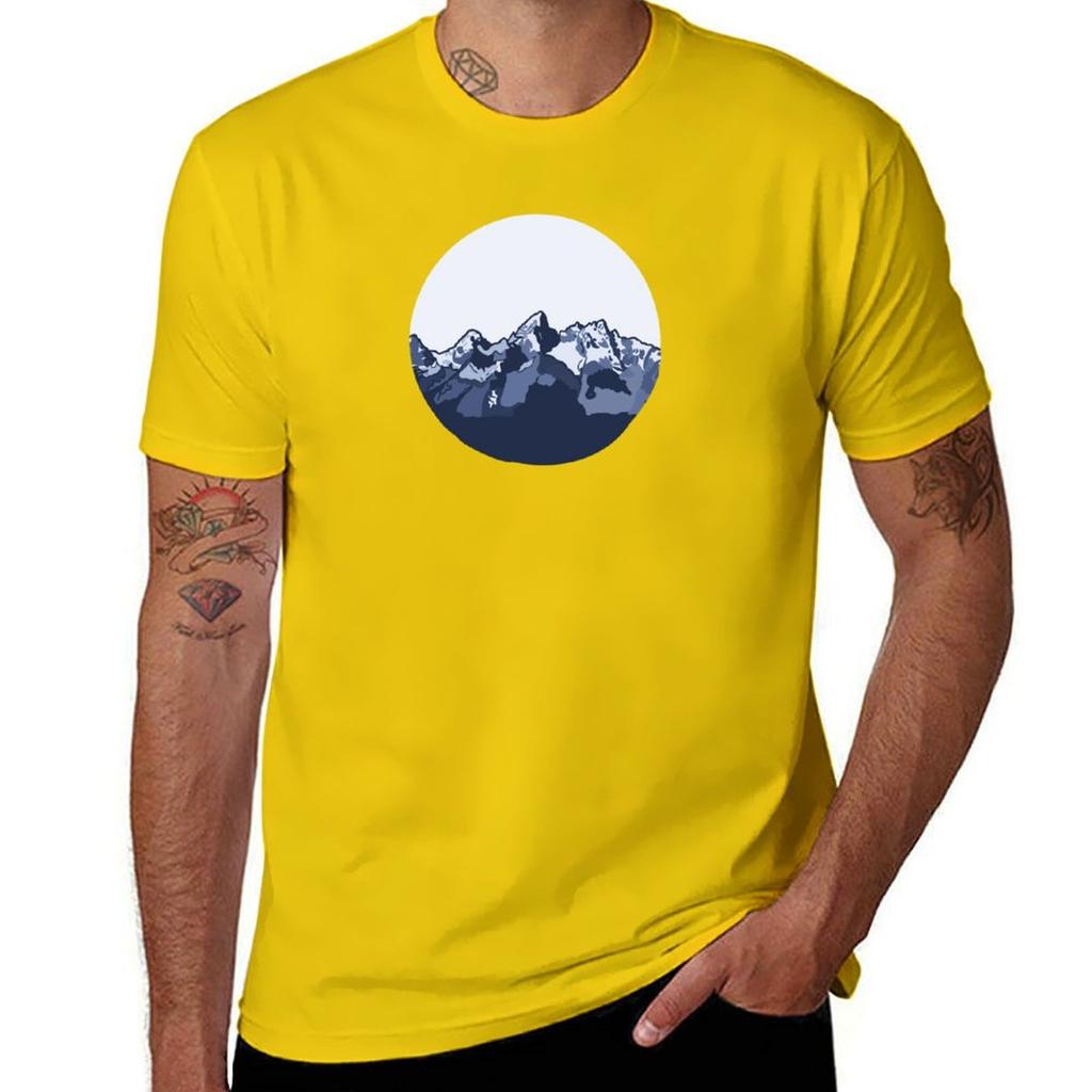 Grand Teton National Park Circle Tshirt quick drying boys whites t shirts for men pack