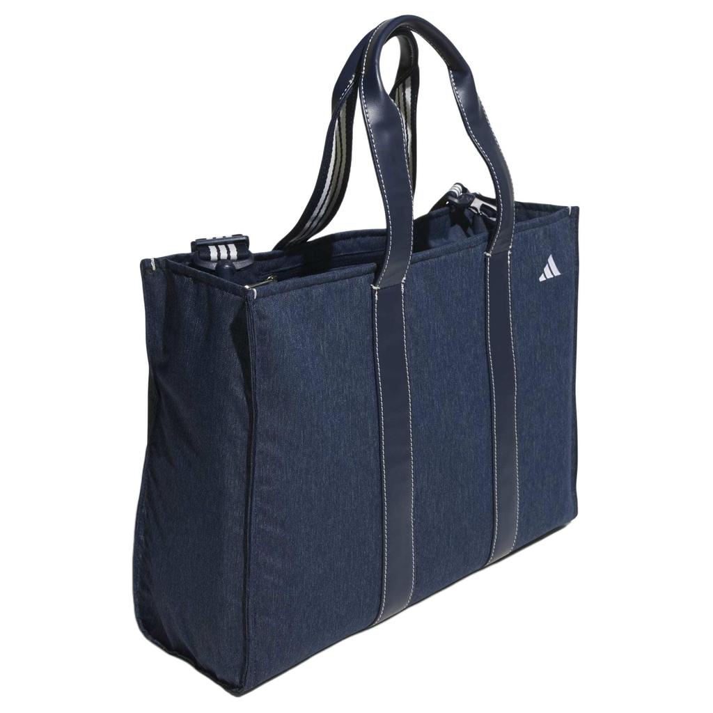 New Adidas Recycled Polyamide Tote Bag, Shopping Bag, Shoulder Bag, Handbag Large Women's Marine Blue JF4649