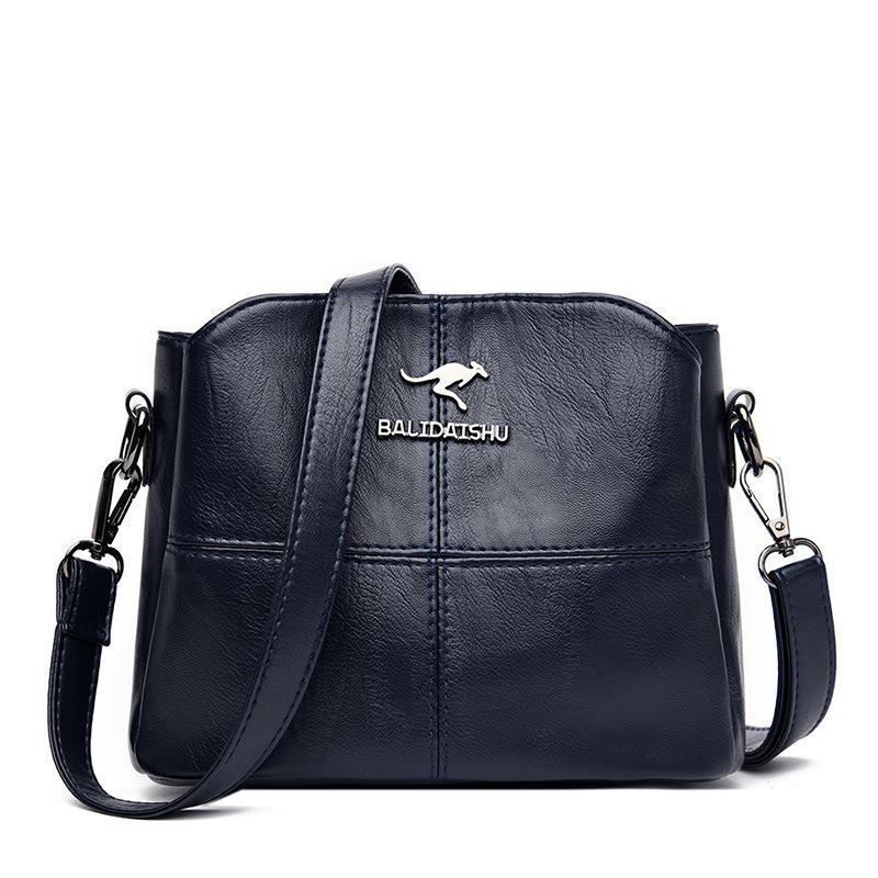 Single-shoulder Crossbody Mom Bag - Simple and Versatile, Featuring A Patchwork Design for Middle-aged Moms