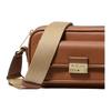 MICHAEL KORS Bradshaw Brand Gold Engraved Logo Leather Camera Bag Crossbody Extra Mini Women's Brown