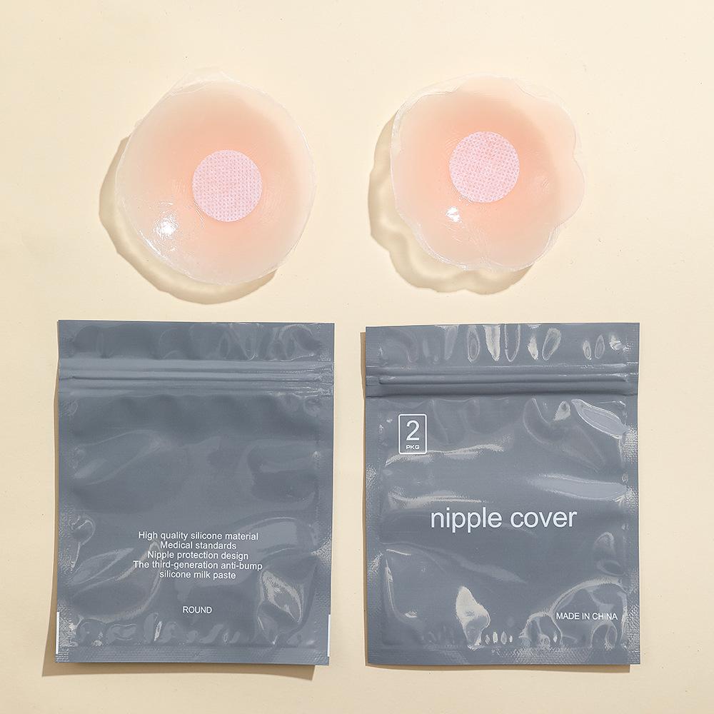 Ultra-thin Silicone Anti-exposure Nipple Covers for Large Breasts – Ideal for Wedding Dresses