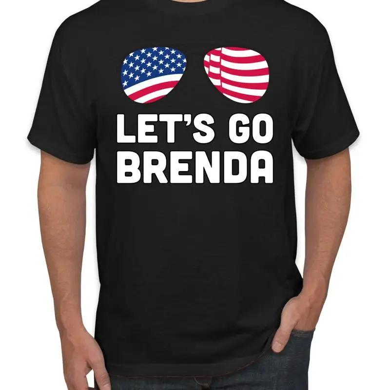 Lets Go Brenda Usa Glasses Funny Maga Brandon Fjb T Shirt
