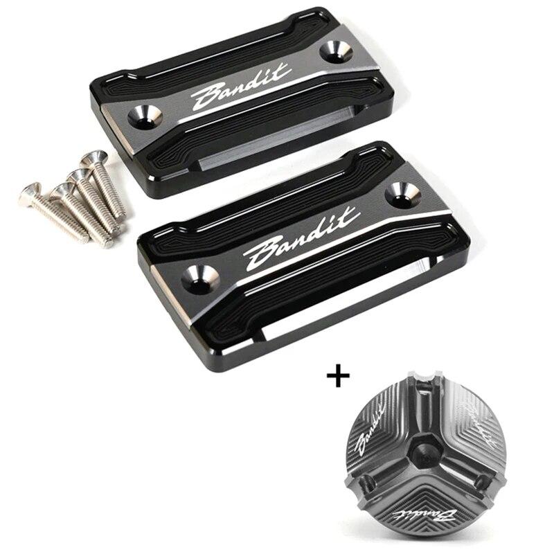 For SUZUKI BANDIT 650 GSF S650 Bandit 1250 S 1200/1200S Accessories Motorcycle Brake Fluid Reservoir Cover Engine Oil Filler Cap