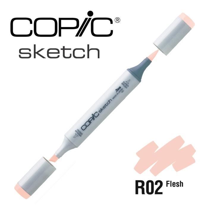 Marqueur à l'alcool Copic Sketch R02 Flesh Rose - COPIC - Marqueur - Rose - Opaque