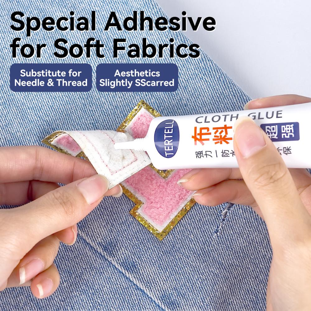 Transparent Fabric Sewing Glue High Viscosity Strength Corrosion Resistance Clothing Repair Glue Quick Dry Non Irritation