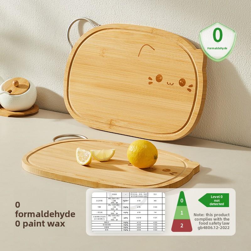Kitchen Cutting Board, Household Bamboo and Wood Cutting Board, Fruit and Complementary Food Cutting Board, Cute Cutting Board