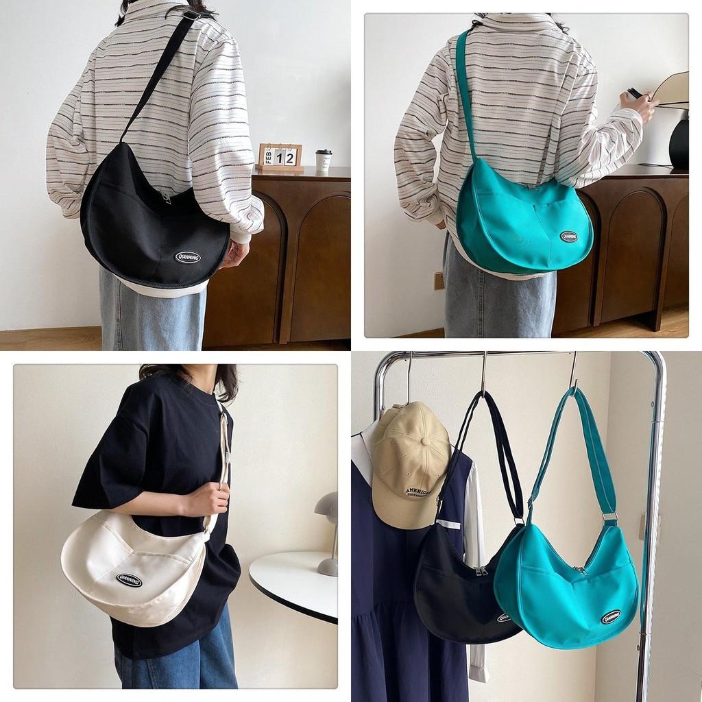 Trendy Sweet And Cute Nylon Shoulder Crossbody Bag For Students Spring Summer