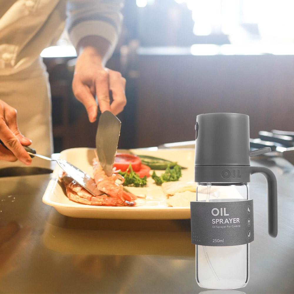 Transparenter Ölzerstäuber Glas Sprühflasche Tragbarer Olivenöl Mister Küche
