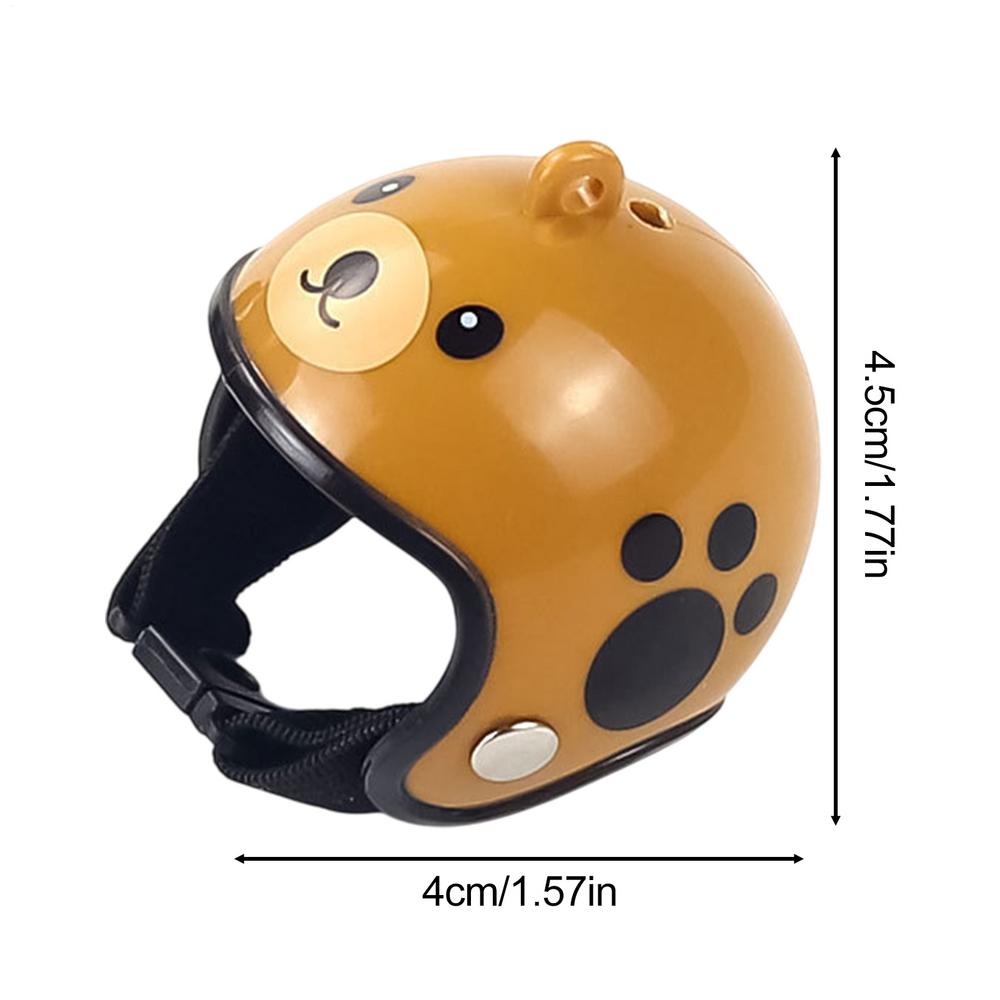Chicken Helmet for Pets Pet Chicken Parrot Helmet Safety Hat Mini Chicken Costume Accessories for Small Pet Chicken Parakeet