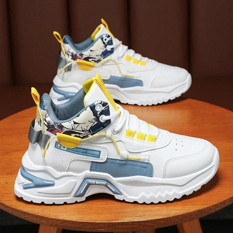 Casual Sneakers Herren Vulkanisierte Herbstschuhe Männlich Casual Tenis Fashion Sneaker Männer Wanderschuh Jungen Plattform Zapatillas Hombre