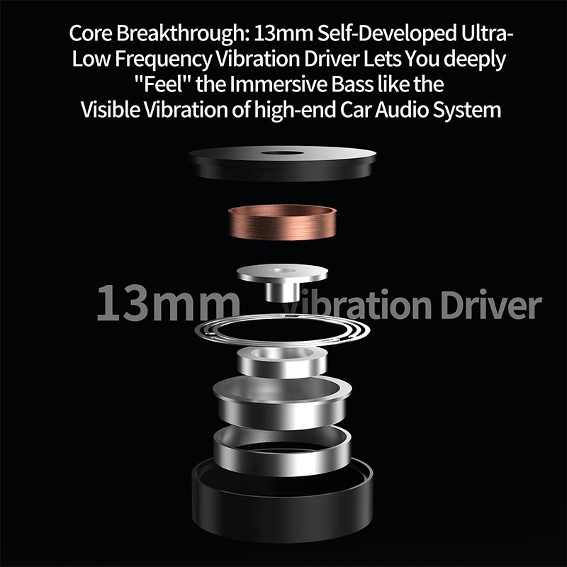 KZ NEW Vibe X Low Frequency Vibration Earbuds HiFi IEM Deep Bass Headset Stereo Sound In-Ear Earphones for Music Gaming