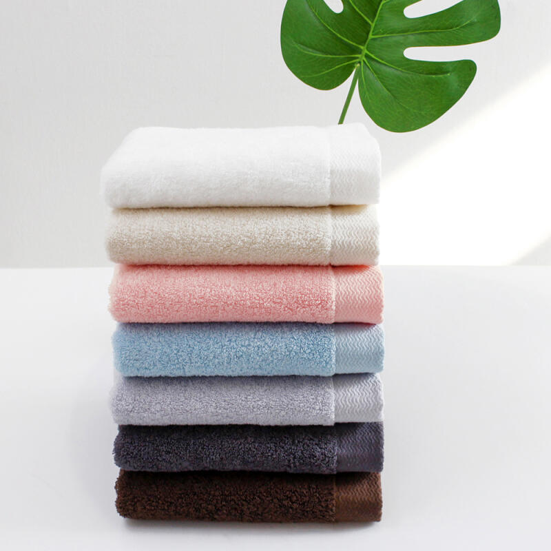 [Amenity] Deluxe 40-count combed cotton 180g hotel towel dark brown