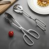 Zhishi Stainless Steel Scissor Food Tongs