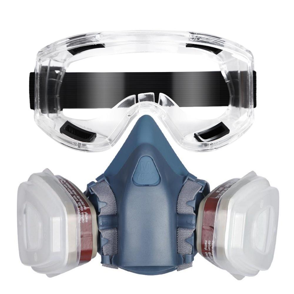 Silicone Gas Mask for Painting, Pesticides, Chemicals & Fire Protection