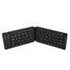 Faltbare Tastatur Leise Wiederaufladbar Kabelgebunden Drahtlos Bluetooth Dual-Modus Tragbare Faltbare Tastatur für Tablets Desktop