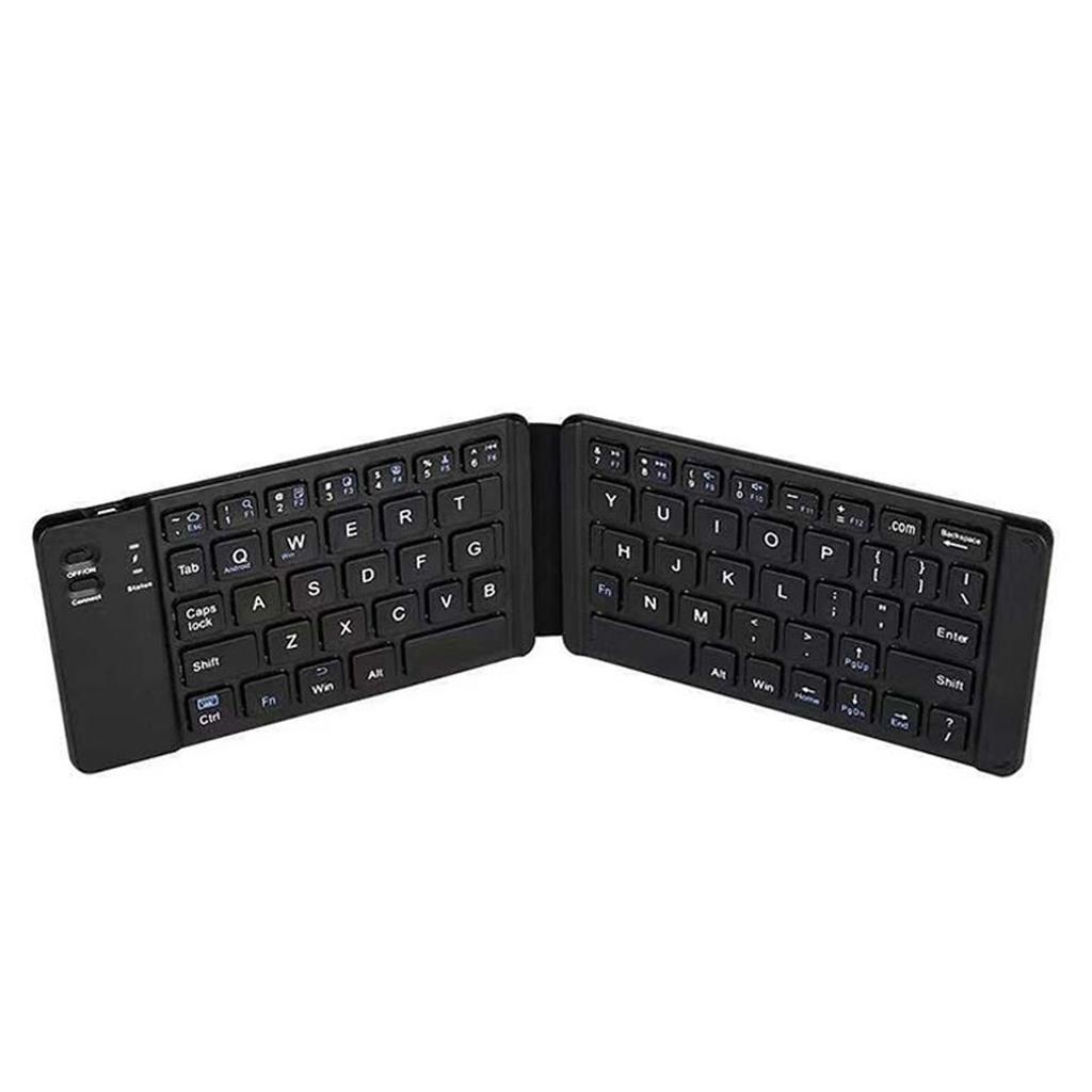 Faltbare Tastatur Leise Wiederaufladbar Kabelgebunden Drahtlos Bluetooth Dual-Modus Tragbare Faltbare Tastatur für Tablets Desktop