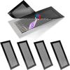 2Pcs Dust HVAC Vent Screen Cover 4.74*10.23inch Magnetic Vent Cover  Wall