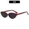 Fashion New  Eye Sunglasses Personalized Versatile Street Photography Frame Sunglasses Anti Blue Light Flat Lens Eyewear