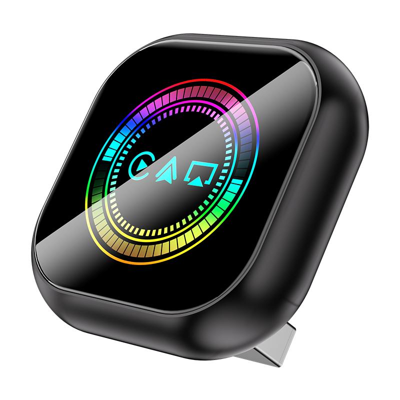 3-in-1 Kabelgebundener zu Drahtloser CarPlay-Adapter für Airplay Android Auto MirrorLink Bluetooth+ WLAN USB-Dongle Auto-KI-Box