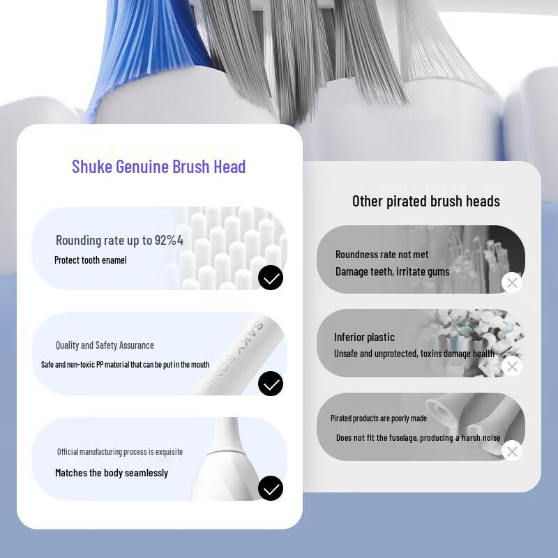 Saky G/V/GT Series Gum Care Electric Toothbrush Replacement Heads