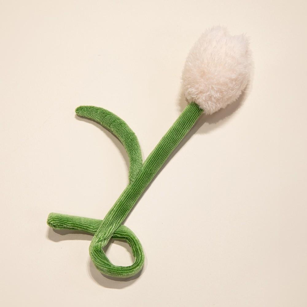 Twist Stick Handmade Felt Flower Bendable Wire Stem Flexible Iron Wire Artificial Floral Bouquet Artificial Single Stem Bouquet