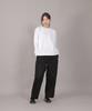 SAINTCREW Pocketless Work Elastic Waist Wide Pants Eww-385 Black