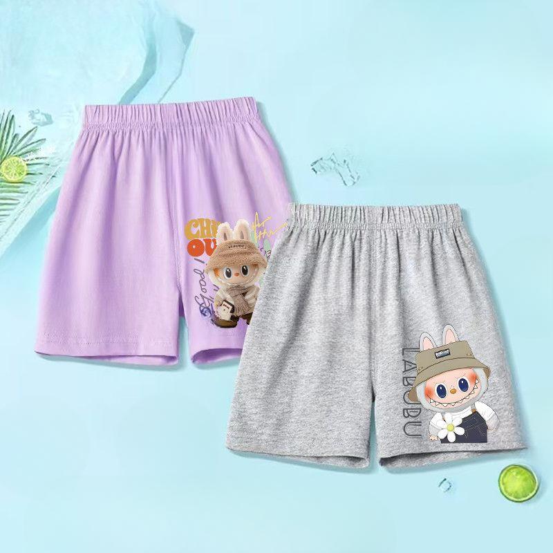 

Летние повседневные брюки из чистого хлопка для девочек, модные детские капри 150